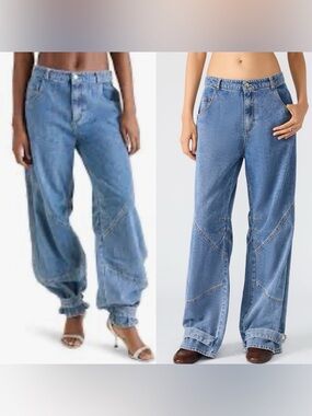 Steve Madden Tre Jean Low Rise Relaxed Fit in Forever Blue. Size 25